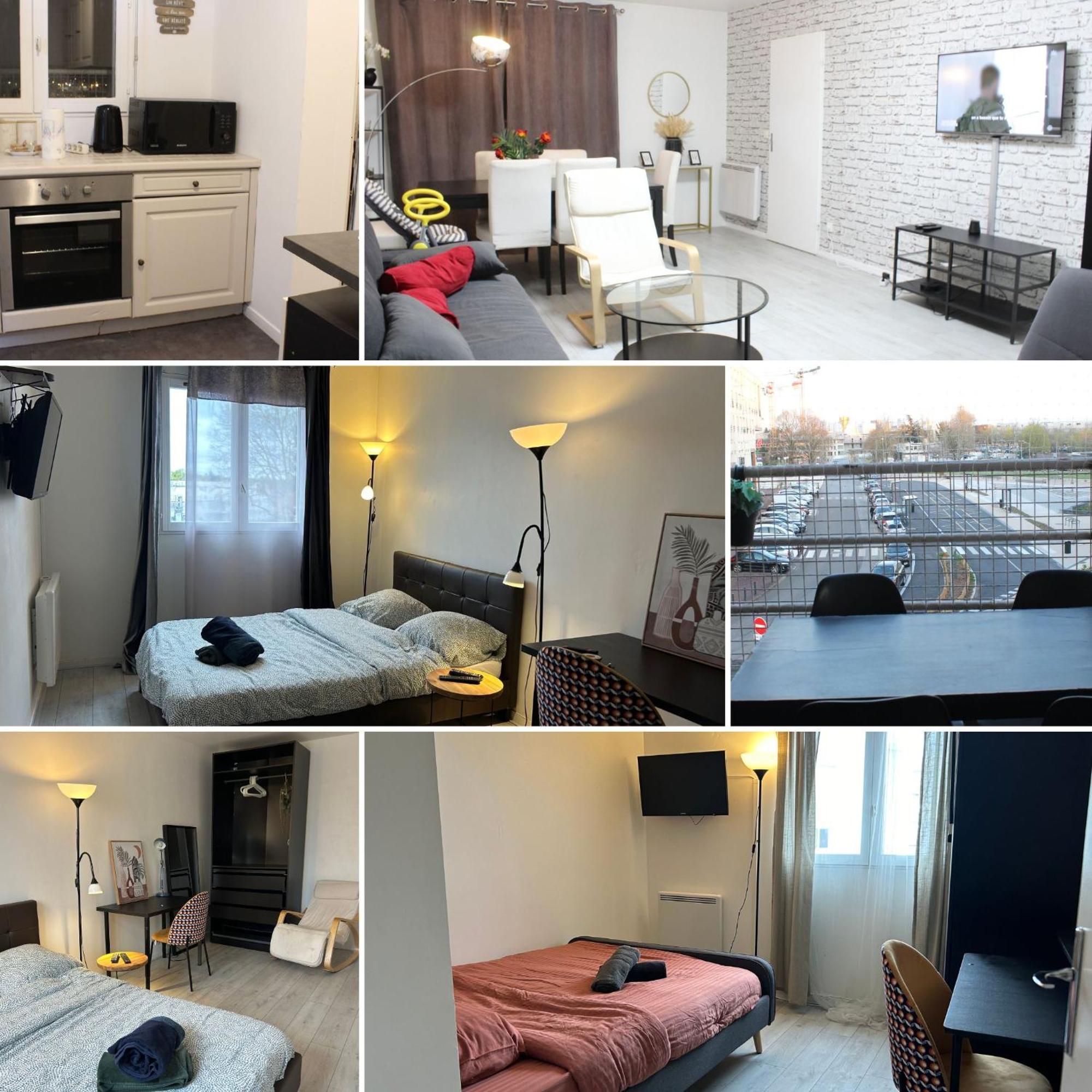 Appartement - Proche Rer - 2 Chambres & 4 Lits Double - Paris Orly Courcouronnes Экстерьер фото